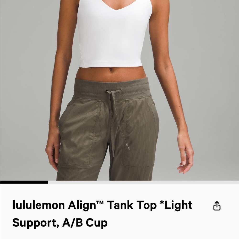Lululemon align tank white